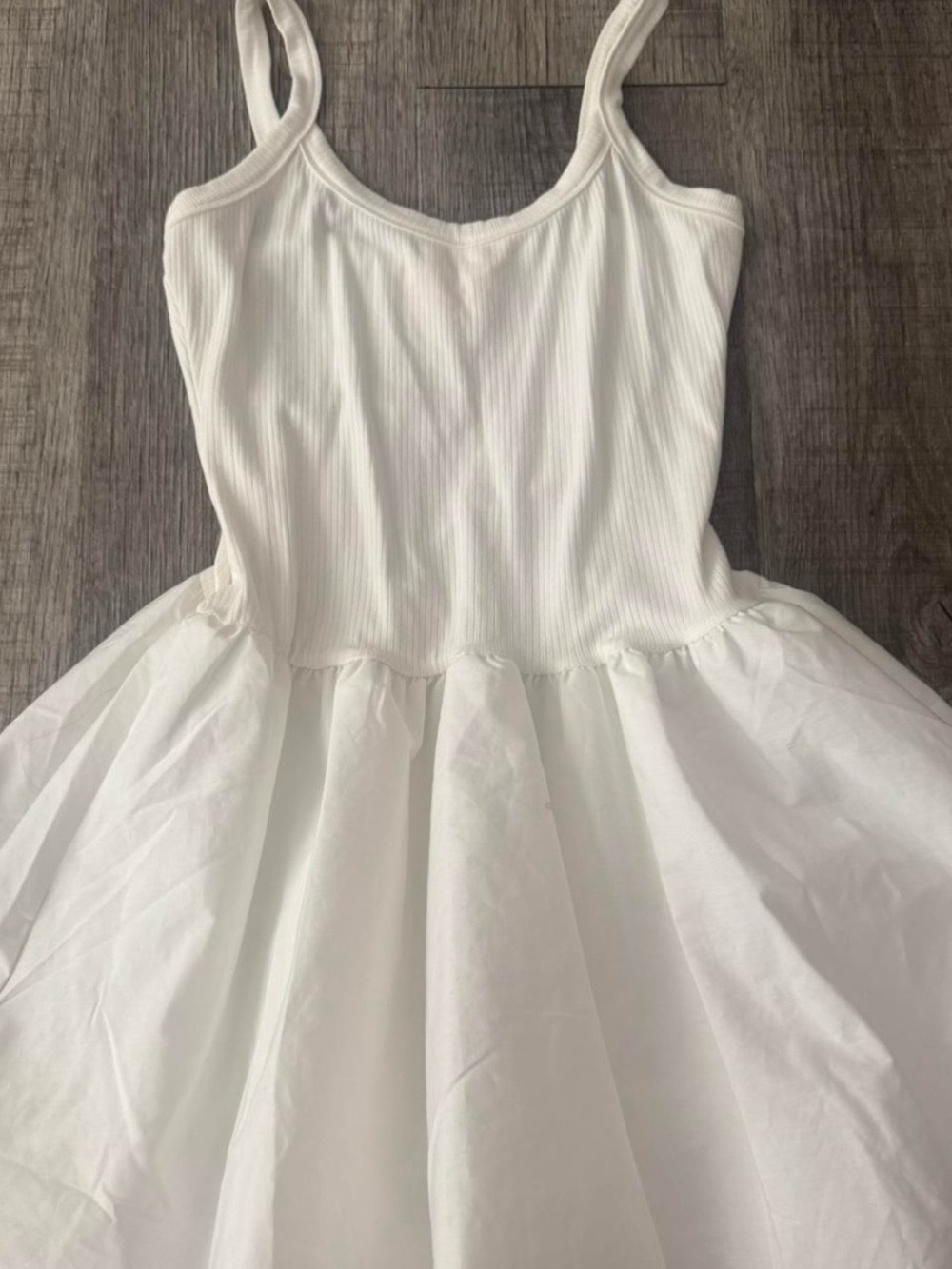 LG White Spaghetti Strap Dress